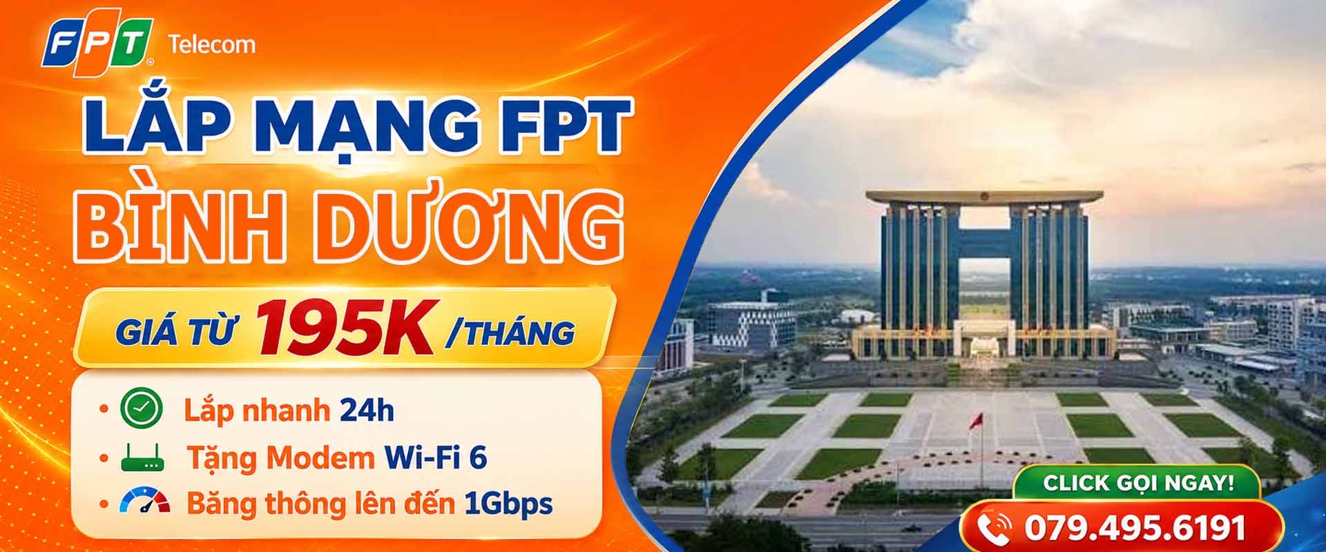 Lắp Mạng FPT Tại Bình Dương