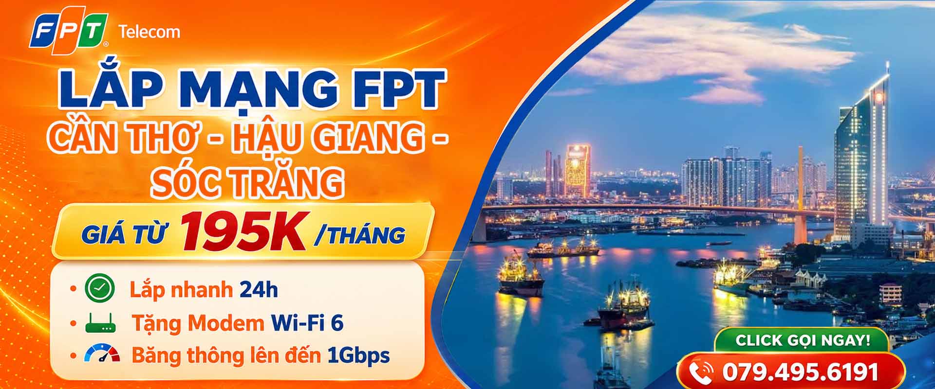 Lắp Mạng FPT Tại Cần Thơ