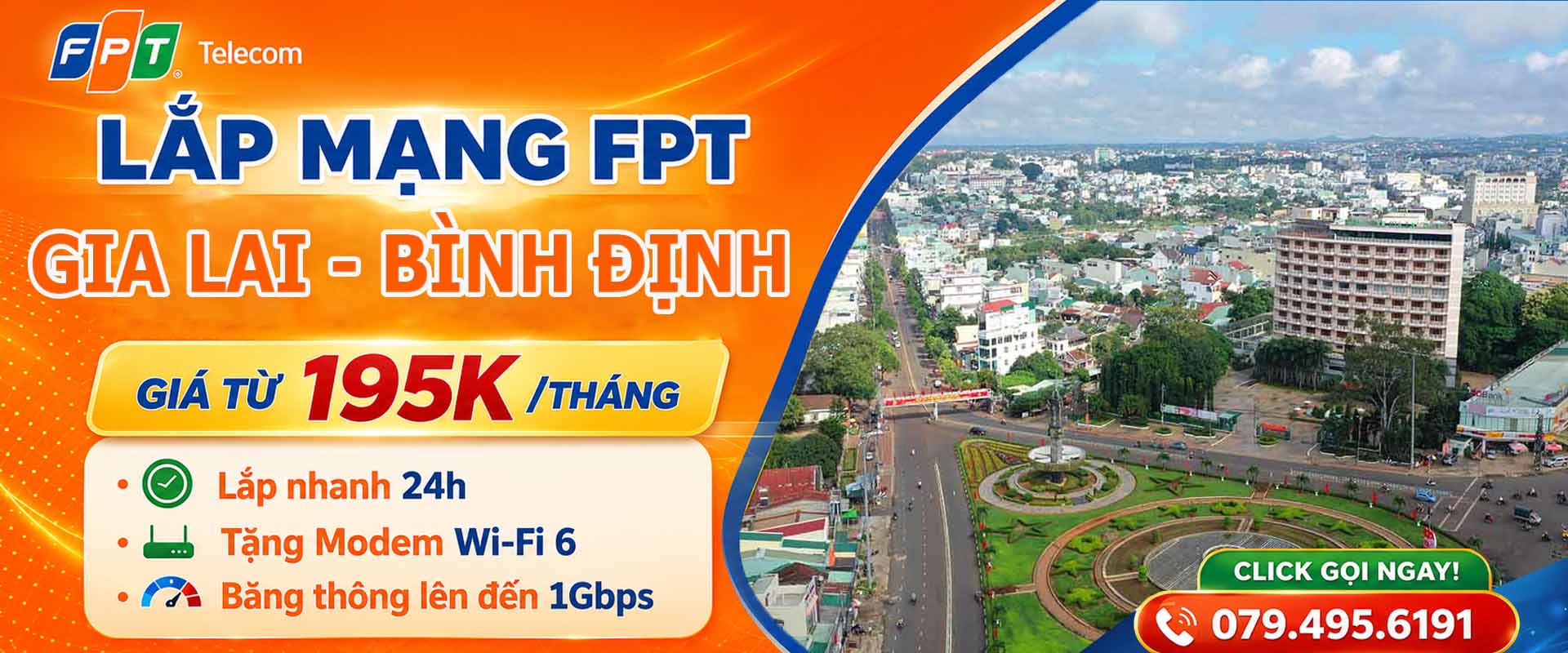 Lắp Mạng FPT Tại Gia Lai
