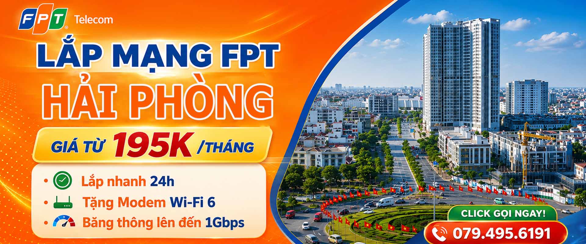 Lắp Mạng FPT Tại Hải Phòng