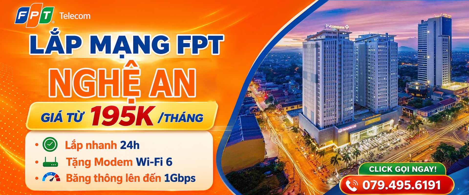 Lắp Mạng FPT Tại Nghệ An