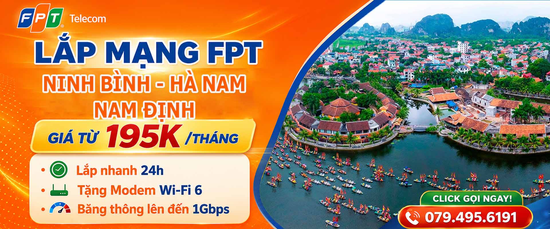 Lắp Mạng FPT Tại Ninh Bình