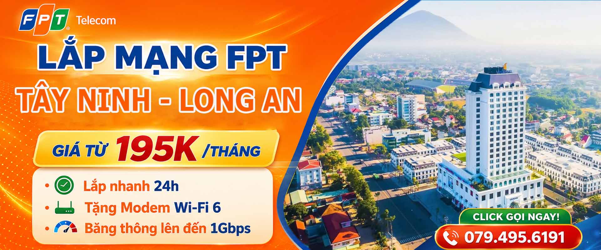 Lắp Mạng FPT Tại Tây Ninh