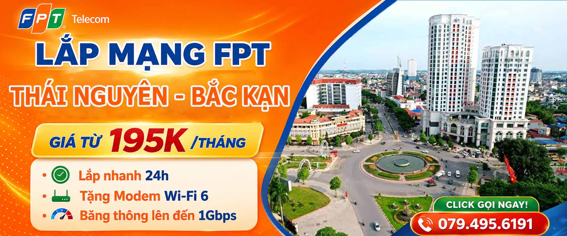 Lắp Mạng FPT Tại Thái Nguyên