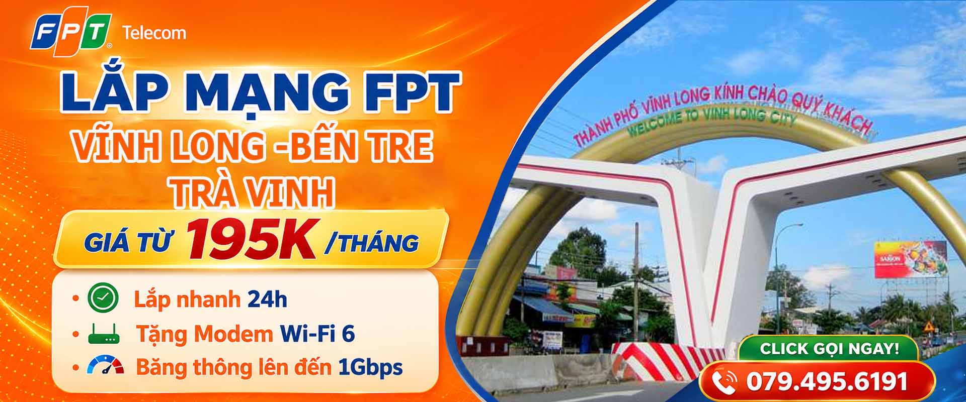 Lắp Mạng FPT Tại Vĩnh Long