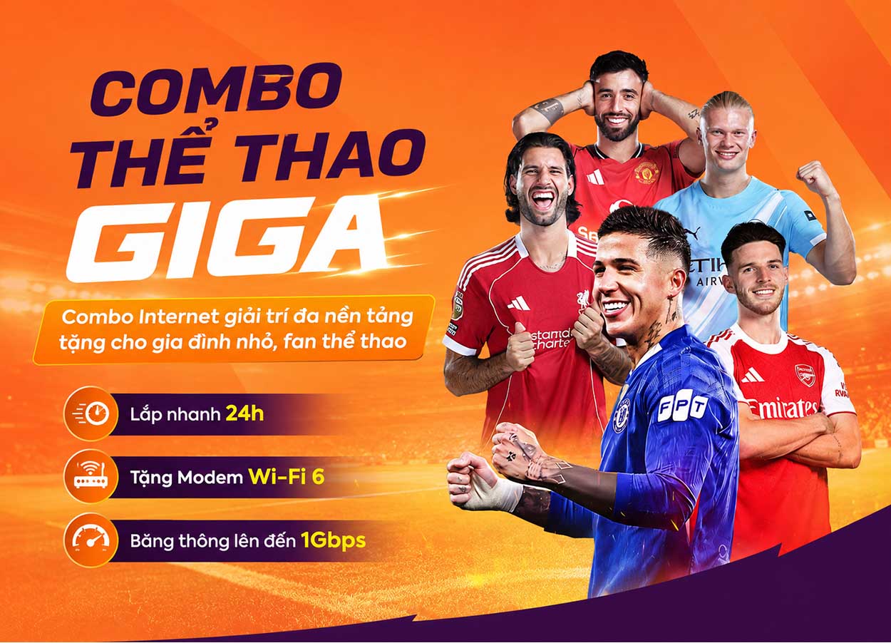 Gói Combo thể Thao GIGA