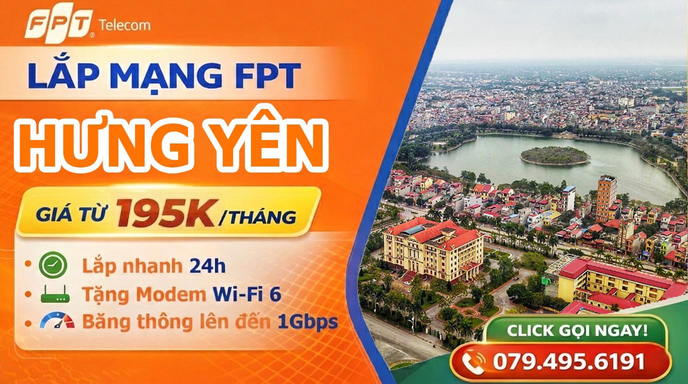 Lắp Mạng FPT Hưng Yên
